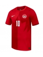 Moške Nogometnih dresov Kanada Jonathan David #10 Domači SP 2026 Kratki rokavi Moške Nogometnih dresov Kanada Jonathan David #10 Domači SP 2026 Kratki rokavi
